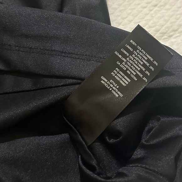 Aritzia Babaton Satinette Squareneck Mini Dress Small - Picture 3 of 6